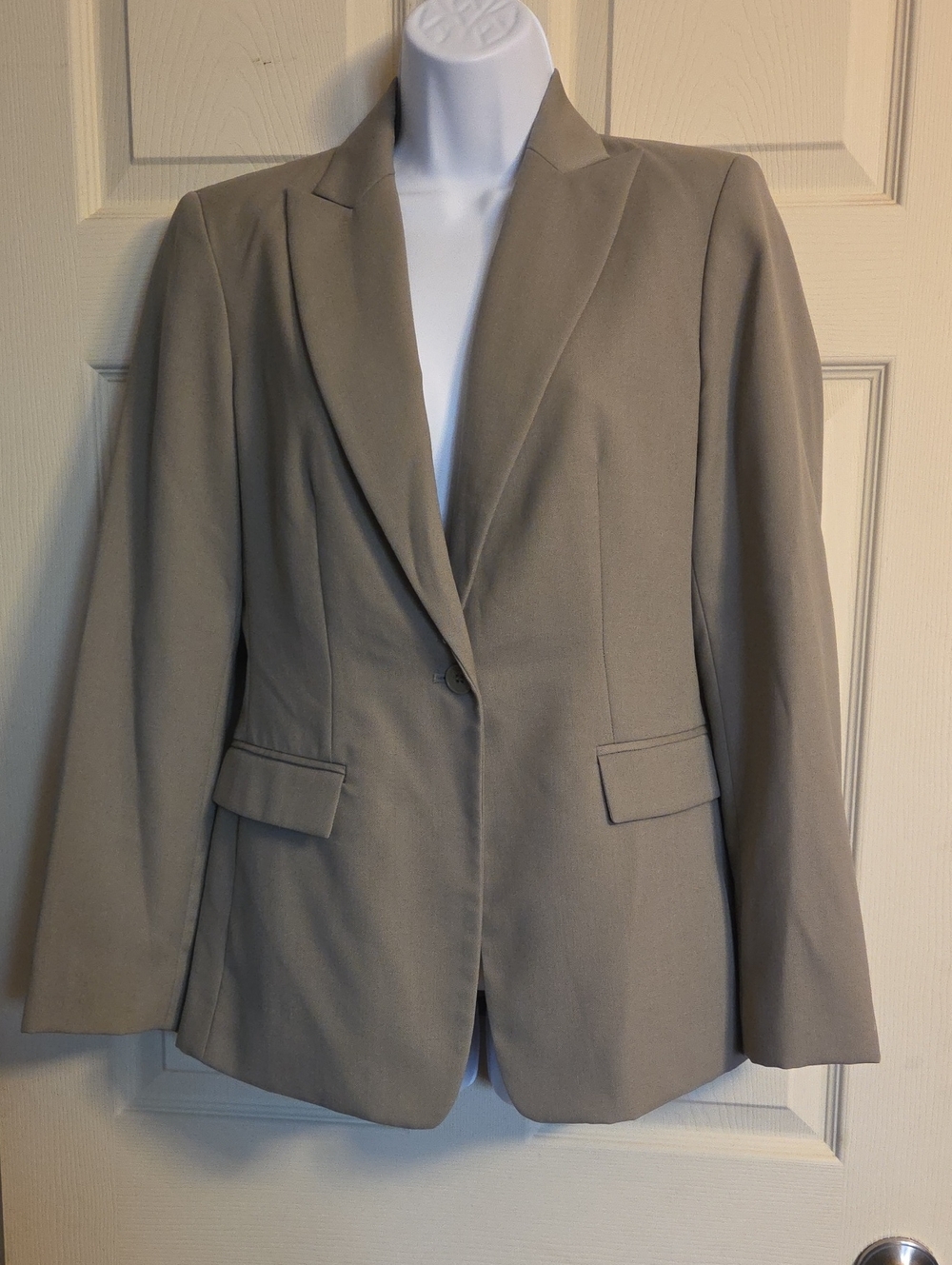 Calvin Klein Single-Button Tailored Blazer Jacket Size 4